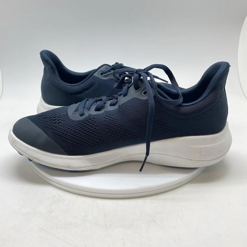 FootJoy Shoes Mens 8.5‎ M Flex Spikeless Golf Navy Blue Lightweight Mesh 56140